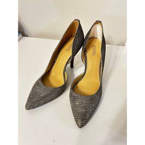 Michael Kors Size 7.5 Golden Glitter Stilleto